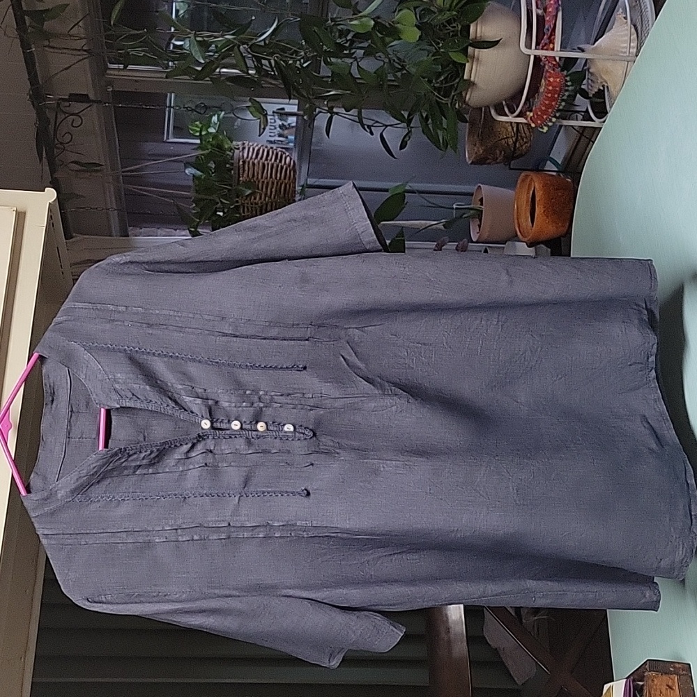 Linen tunic top.